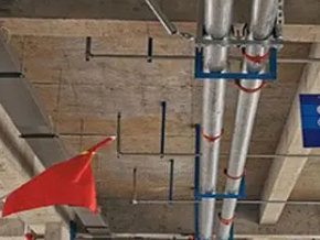 三明管廊支架的安装方法